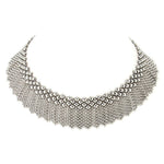 SG Liquid Metal N8-AS Antique Silver Necklace by Sergio Gutierrez