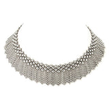 SG Liquid Metal N8-AS Antique Silver Necklace by Sergio Gutierrez