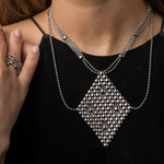 SG Liquid Metal Necklace1 - SS (Stainless Steel Necklace) by Sergio Gutierrez
