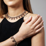 SG Liquid Metal Necklace J - SS / Rose Titanium (Stainless Steel Necklace) by Sergio Gutierrez