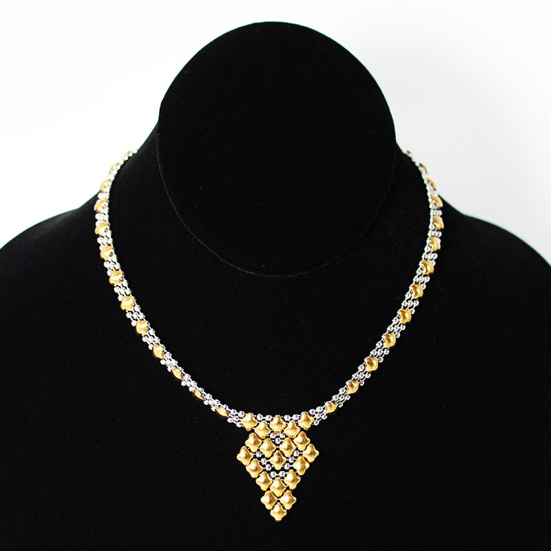 SG Liquid Metal Necklace G - SS / Gold Titanium (Stainless Steel Necklace) by Sergio Gutierrez