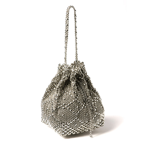 SERGIO GUTIERREZ-SG Liquid Metal Mesh Backpack - Chrome Finish Bag SG Liquid Metal Bag by Sergio Gutierrez | Mercari main image 4