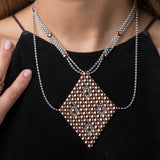 SG Liquid Metal Necklace1 - SS / Rose Titanium (Stainless Steel Necklace) by Sergio Gutierrez