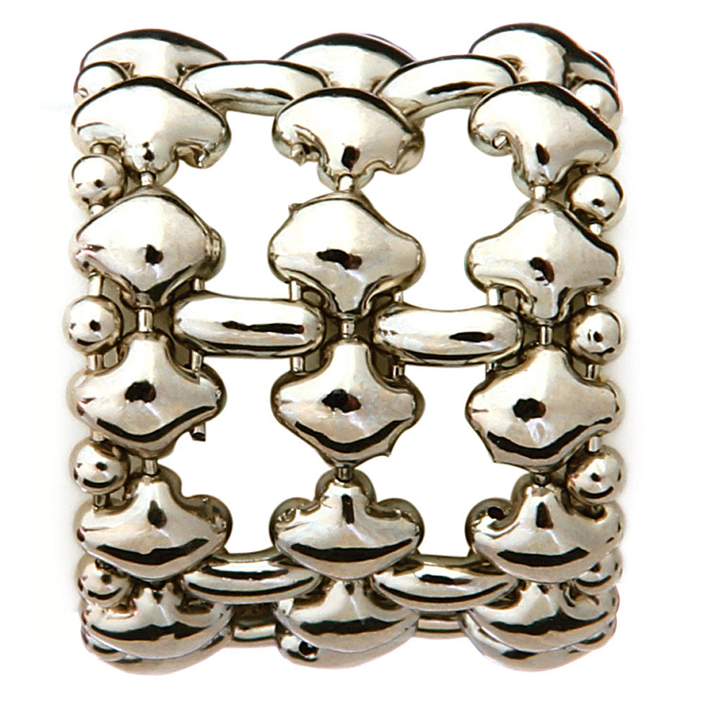 SG Liquid Metal RING2-N Chrome Finish Ring by Sergio Gutierrez