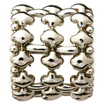 SG Liquid Metal RING2-N Chrome Finish Ring by Sergio Gutierrez