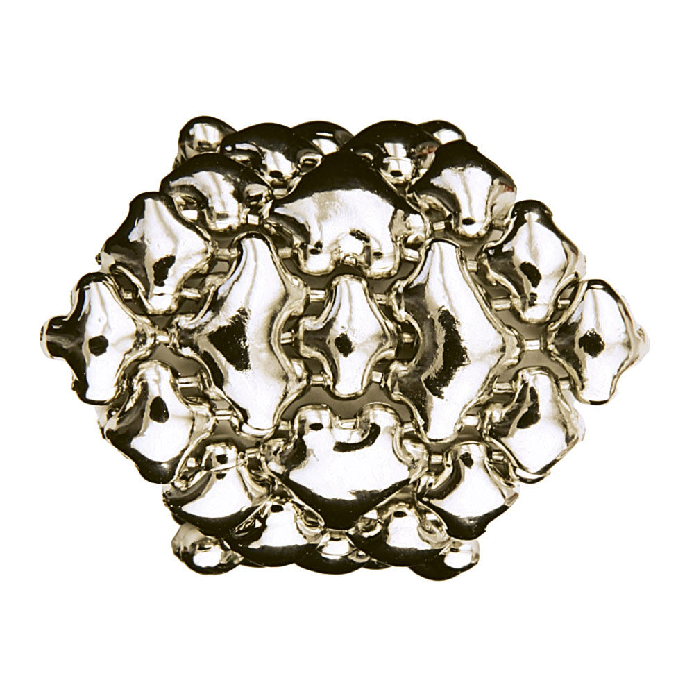 SG Liquid Metal RING3 - AS Antique Silver Ring by Sergio Gutierrez