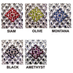 SG Liquid Metal RSB10-N Chrome Finish Bracelet with Swarovsky Crystals by Sergio Gutierrez