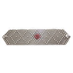SG Liquid Metal RSB10-N Chrome Finish Bracelet with Swarovsky Crystals by Sergio Gutierrez