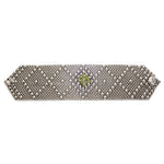 SG Liquid Metal RSB10-N Chrome Finish Bracelet with Swarovsky Crystals by Sergio Gutierrez
