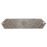 SG Liquid Metal RSB10-N Chrome Finish Bracelet with Swarovsky Crystals by Sergio Gutierrez