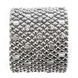 SG Liquid Metal RTB23-ZIR-AS Antique Silver Bracelet by Sergio Gutierrez