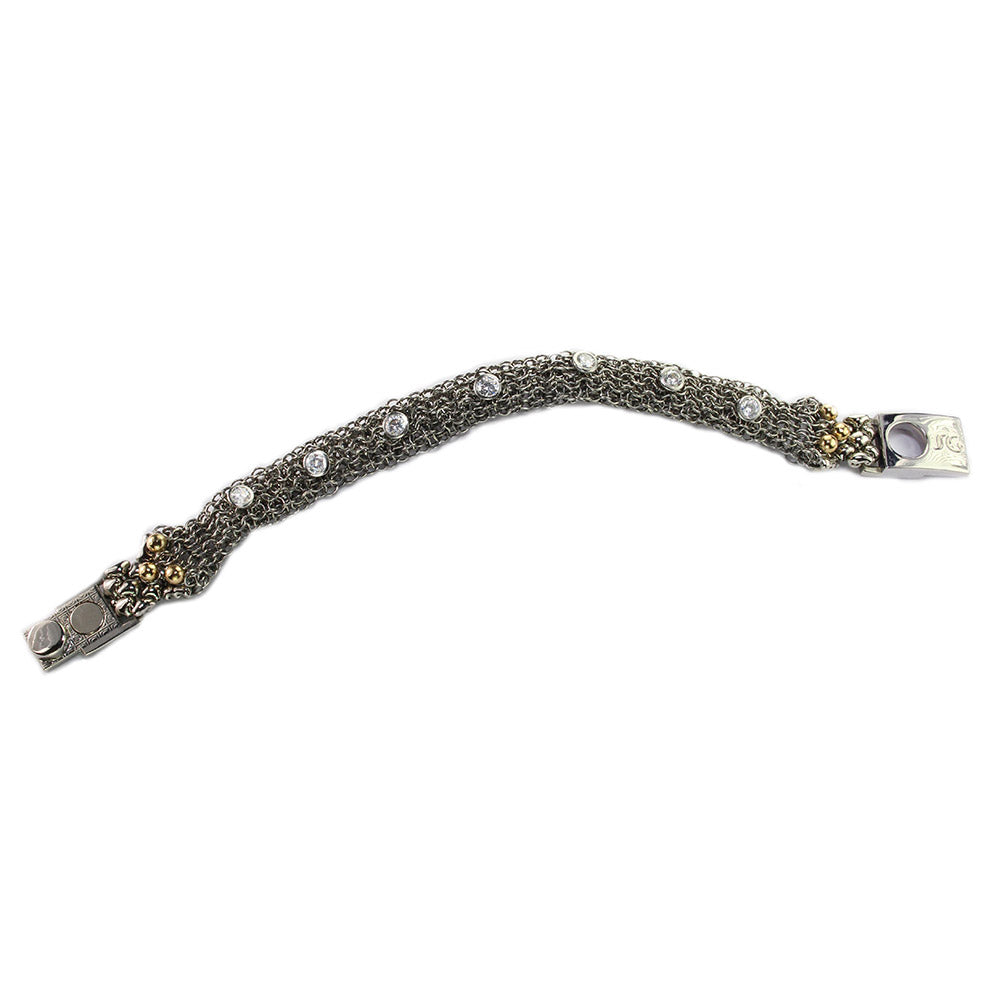 SG Liquid Metal SERPB1-N (Stainless Steel) Chainmail Bracelet by Sergio Gutierrez