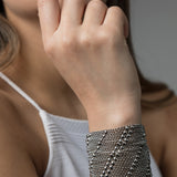 SG Liquid Metal TB27-N Chrome Finish Bracelet by Sergio Gutierrez