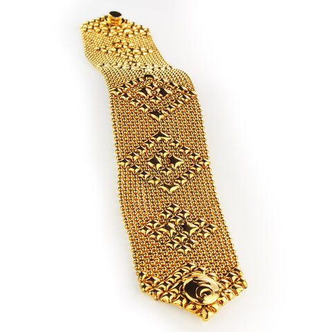 SG Liquid Metal TB32 – AG Antique Gold Finish Bracelet by Sergio Gutierrez