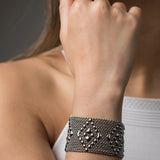 SG Liquid Metal TB32-N Chrome Finish Bracelet by Sergio Gutierrez
