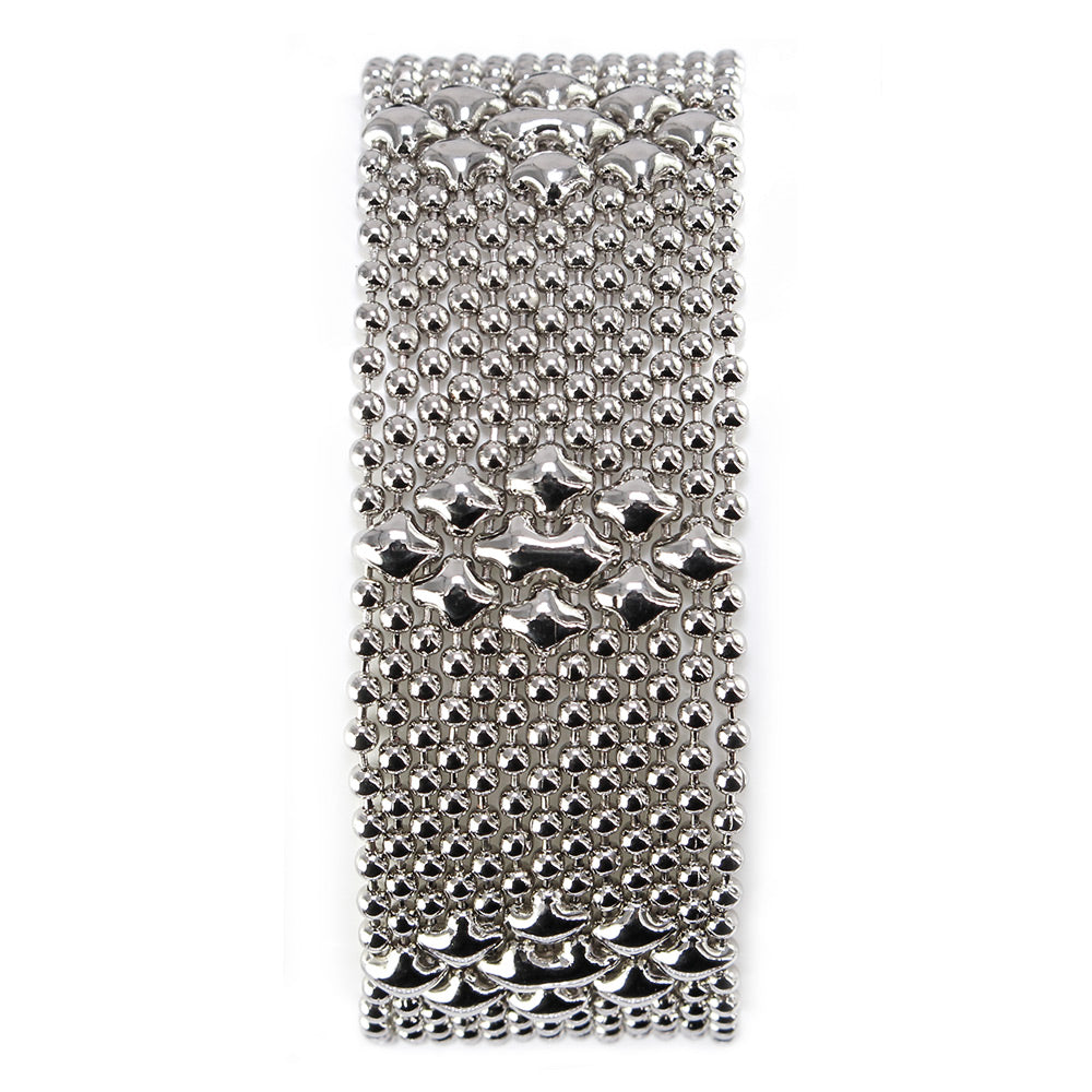SG Liquid Metal TB34-N Chrome Finish Bracelet by Sergio Gutierrez