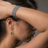 SG Liquid Metal TB34-N Chrome Finish Bracelet by Sergio Gutierrez