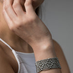SG Liquid Metal TB9-N Chrome Finish Bracelet by Sergio Gutierrez