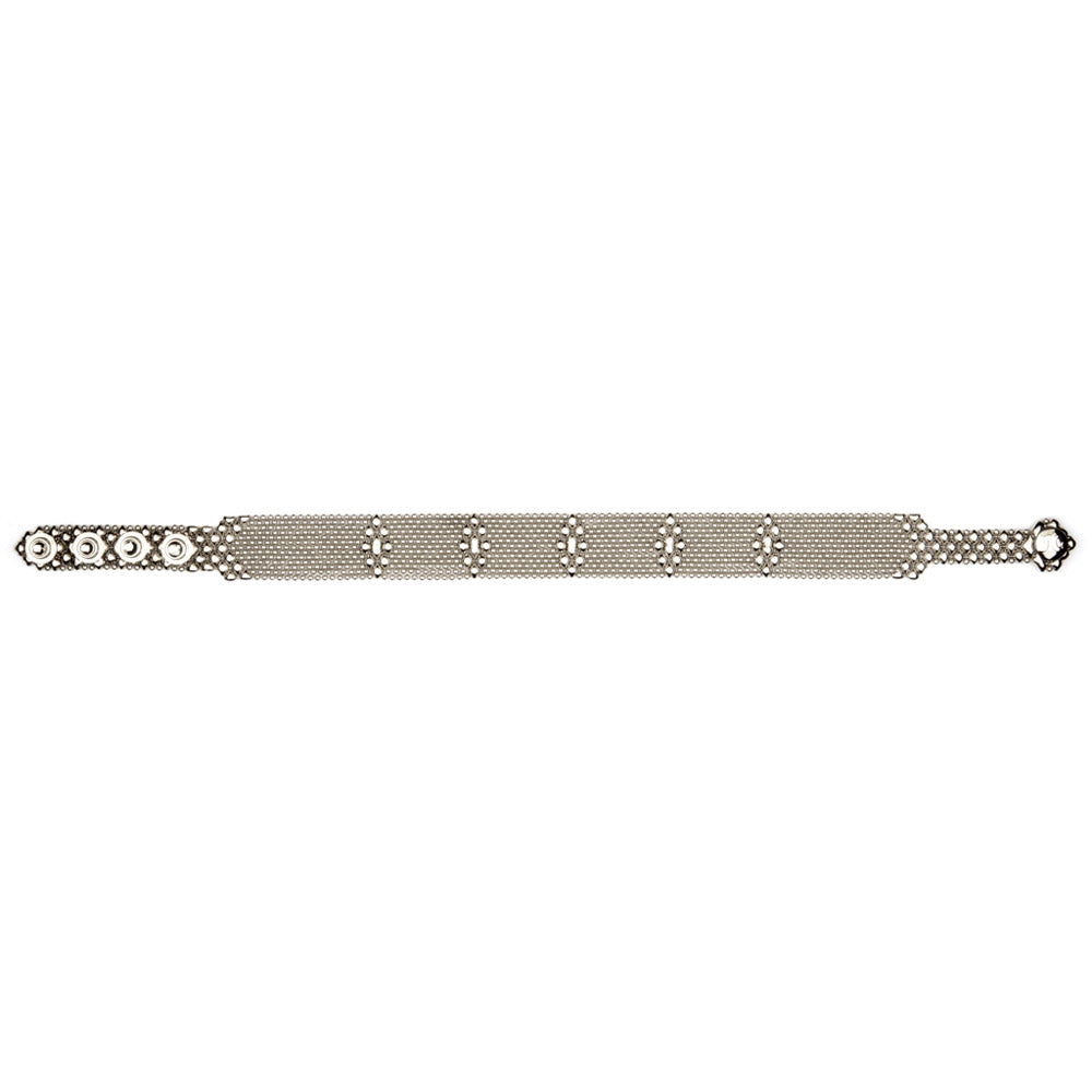 SG Liquid Metal TC22-N Chrome Finish Choker by Sergio Gutierrez
