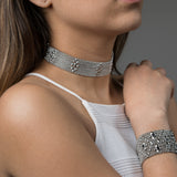 SG Liquid Metal TC22-N Chrome Finish Choker by Sergio Gutierrez
