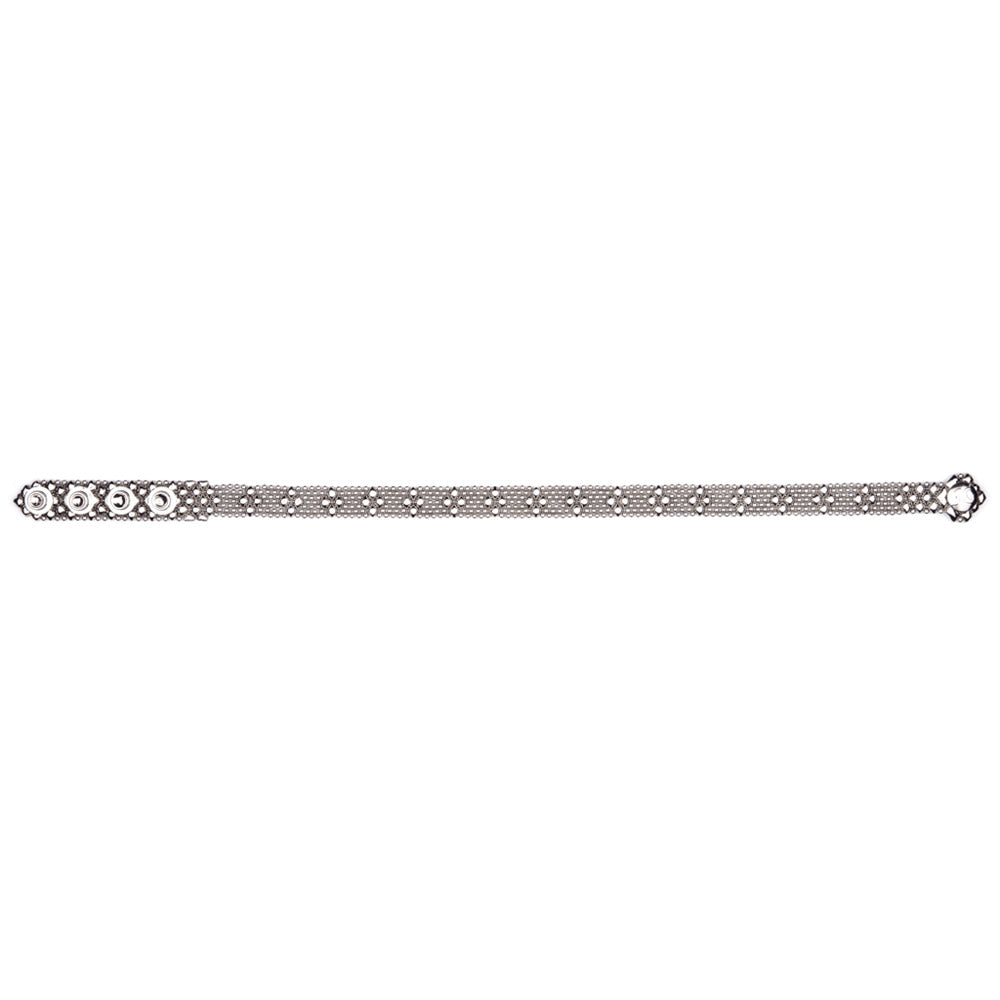 SG Liquid Metal TC23 - AS Antique Silver Choker by Sergio Gutierrez