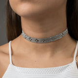 SG Liquid Metal TC23-N Chrome Finish Choker by Sergio Gutierrez