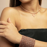 SG Liquid Metal B26–RG Rose Gold Finish Bracelet by Sergio Gutierrez