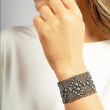 SG Liquid Metal TB32-AS (Antique Silver Finish) Bracelet by Sergio Gutierrez