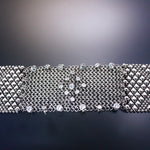 SG Liquid Metal Jewelry by Sergio Gutierrez Chainmail CMB3 Z - AS (antique silver finish) Bracelet