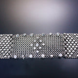 SG Liquid Metal Jewelry by Sergio Gutierrez Chainmail CMB3 Z - AS (antique silver finish) Bracelet