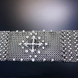 SG Liquid Metal Chainmail CMB8ZCR - AS (antique silver finish) Bracelet by Sergio Gutierrez