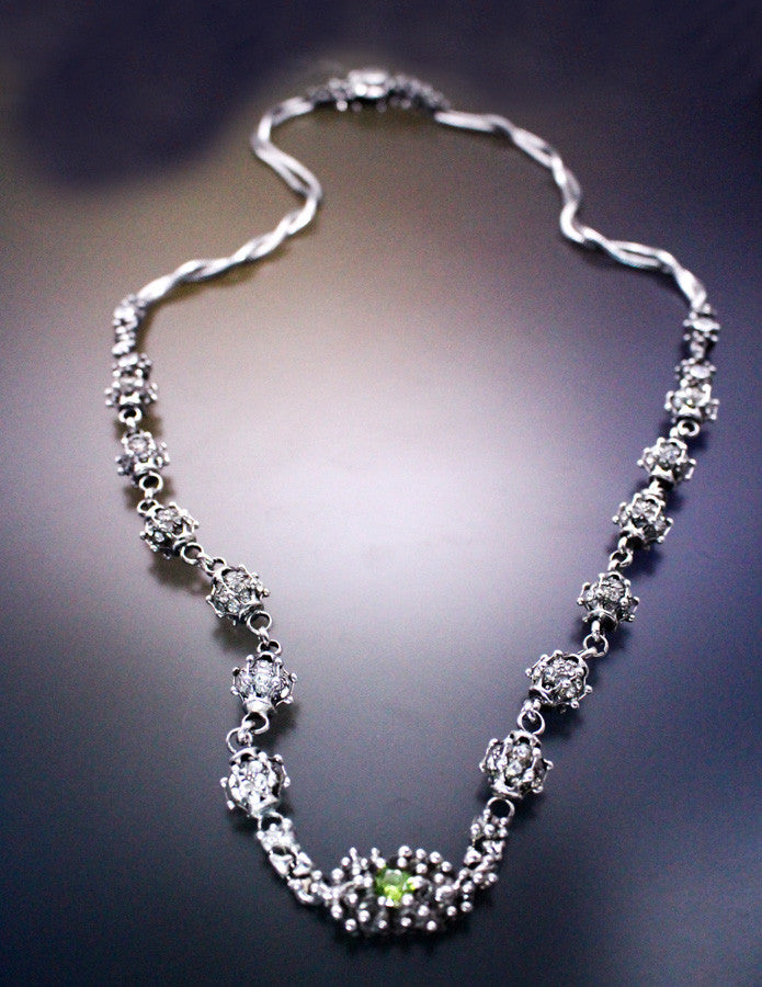 SG Liquid Metal LEN 3971 – AS (antique silver finish) Necklace by Sergio Gutierrez