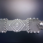SG Liquid Metal Chainmail CMB9Z - AS (antique silver finish) Bracelet by Sergio Gutierrez