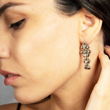 SG Liquid Metal ICE4-N Ice Collection (Chrome Finish) Earrings by Sergio Gutierrez