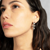 SG Liquid Metal ICE5-N Ice Collection (Chrome Finish) Earrings by Sergio Gutierrez
