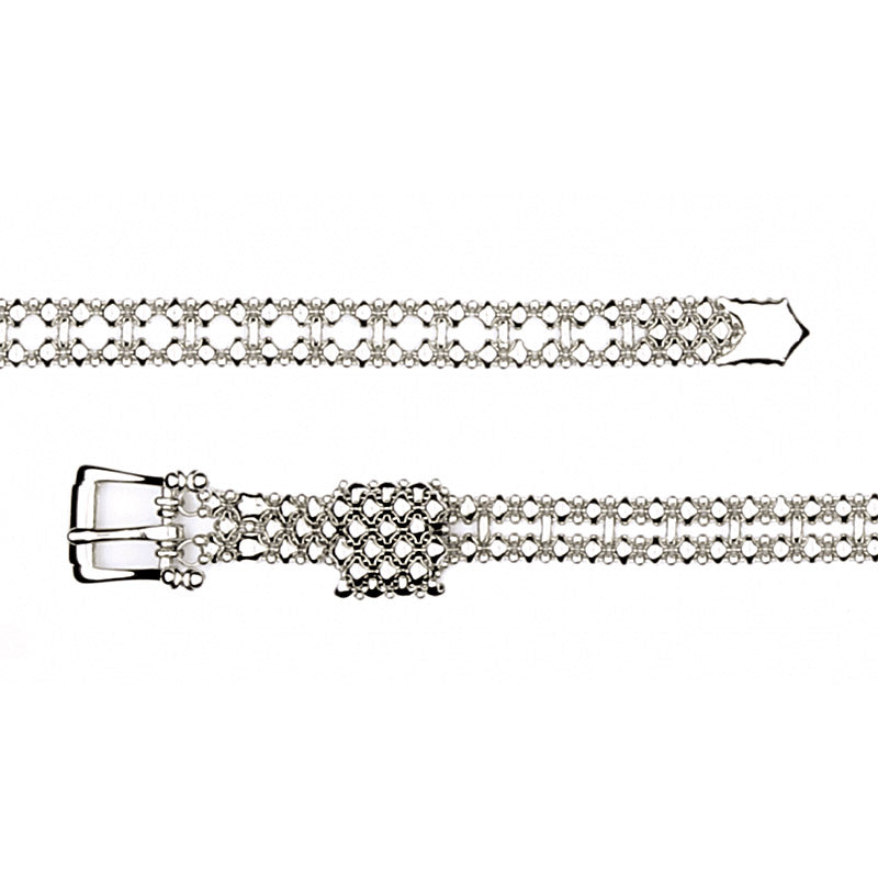 SG Liquid Metal MINIBELT2-N Chrome Finish Belt by Sergio Gutierrez