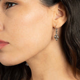SG Liquid Metal E7 - AS Antique Silver Finish Earrings by Sergio Gutierrez
