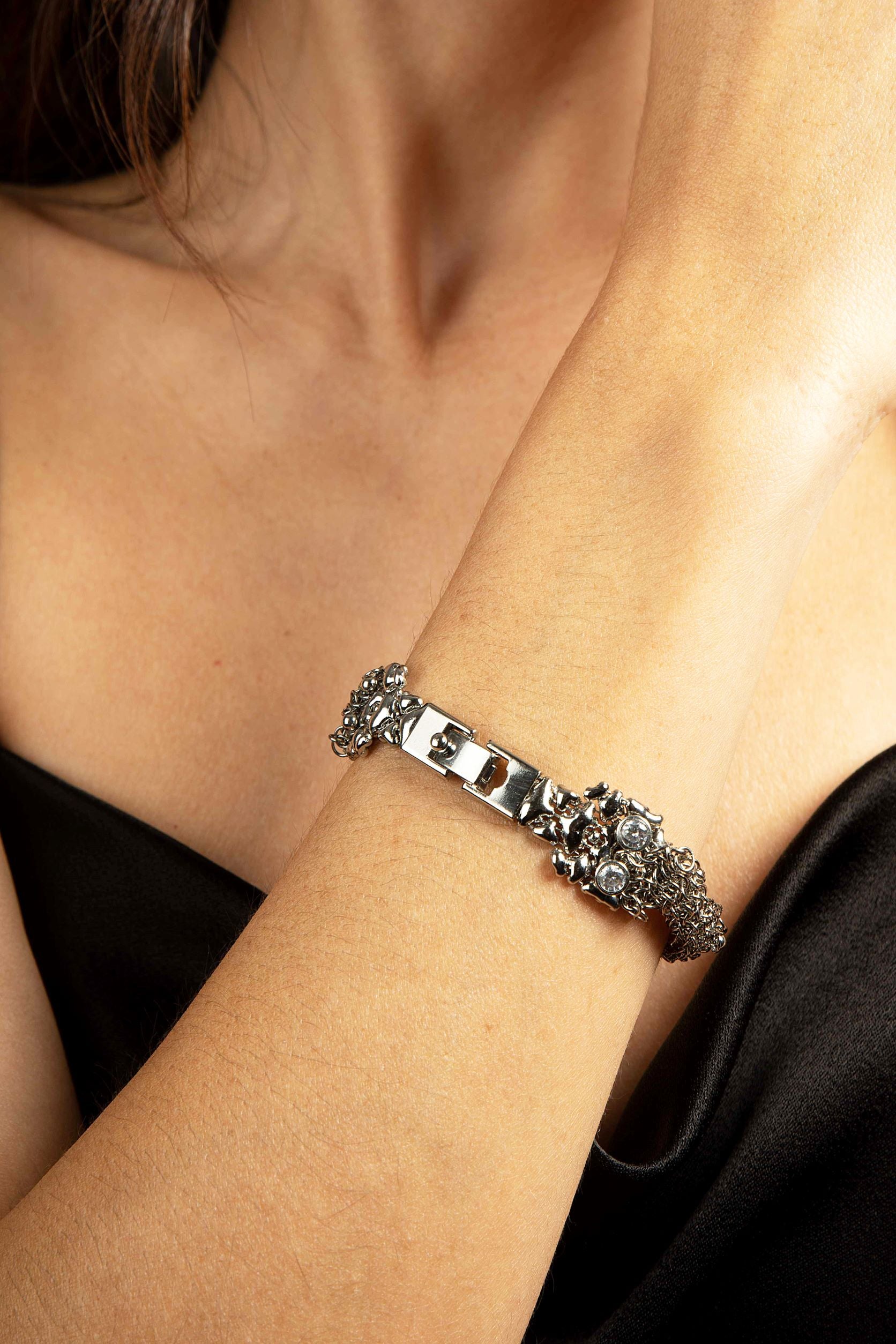 SG Liquid Metal SERPB2-N (Stainless Steel) Chainmail Bracelet by Sergio Gutierrez