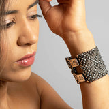 SG Liquid Metal TB40 - AS Antique Silver Bracelet by Sergio Gutierrez