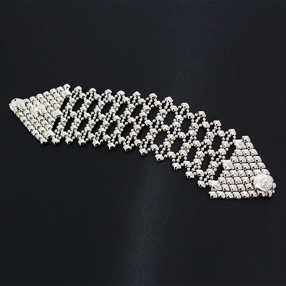 SG Liquid Metal B1702-N (Chrome Finish) Bracelet by Sergio Gutierrez
