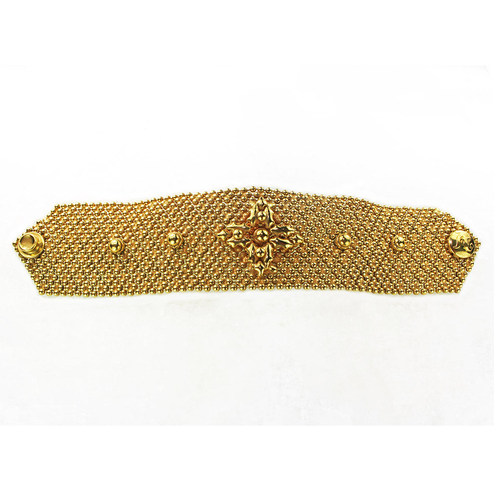 SG Liquid Metal B96-AG (ANTIQUE GOLD FINISH) Bracelet by Sergio Gutierrez