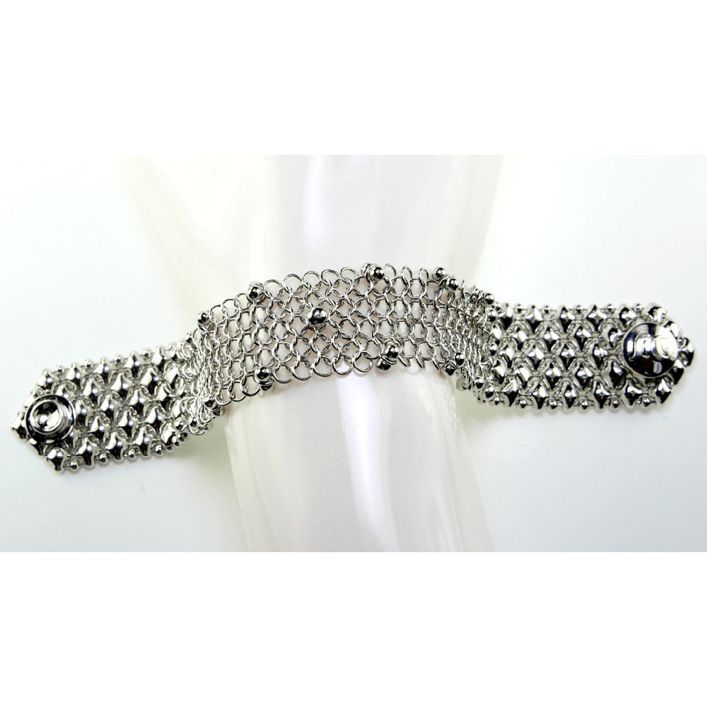 SG Liquid Metal CMB1-N (Chrome Finish) Bracelet by Sergio Gutierrez
