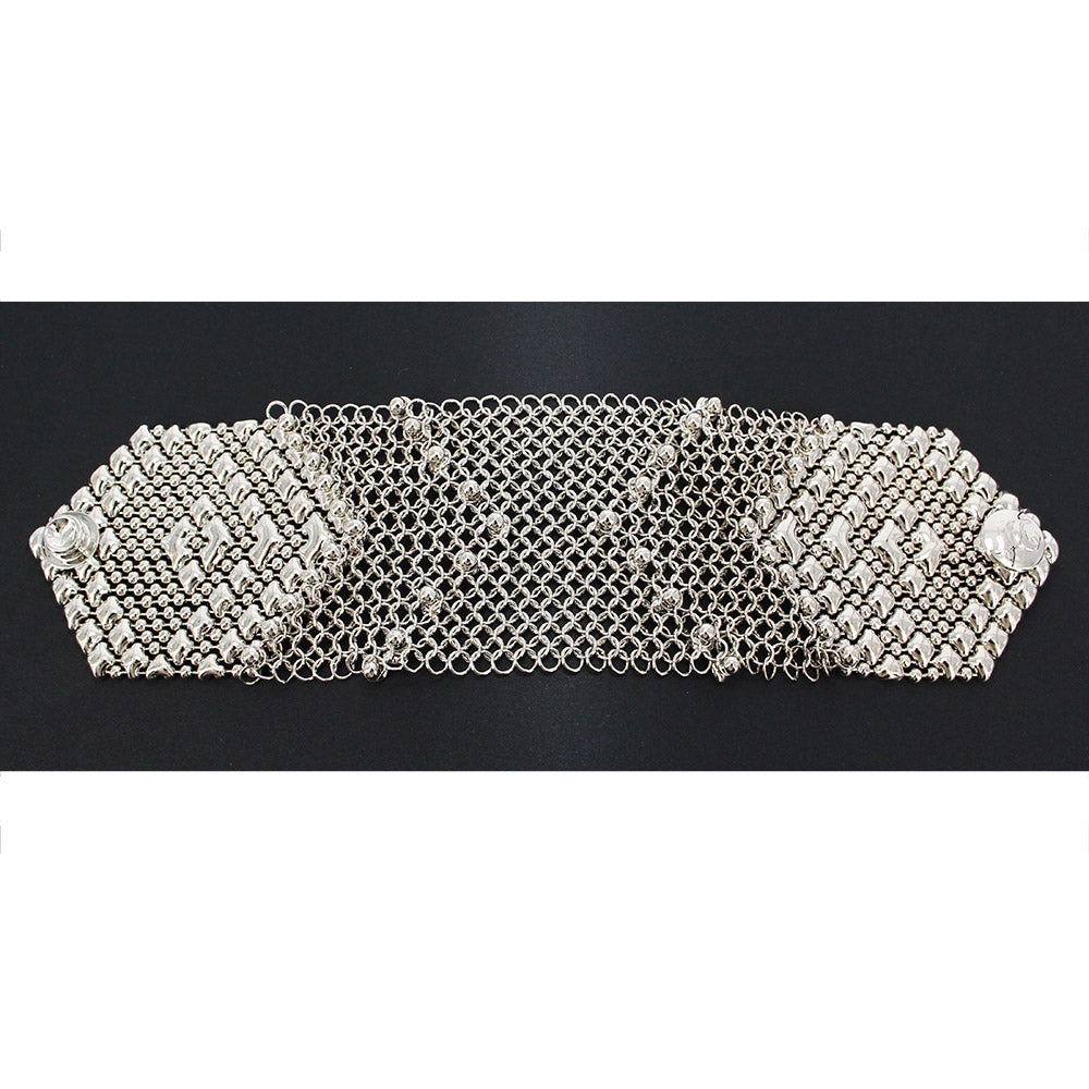 SG Liquid Metal CMB5-N Chrome Finish Bracelet by Sergio Gutierrez