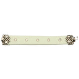 SG Liquid Metal LTBT3A (Chrome Finish & Leather) Bracelet by Sergio Gutierrez