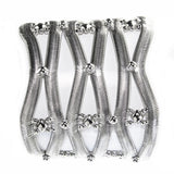 SG Liquid Metal SNB4-AS (Antique Silver Finish) Bracelet by Sergio Gutierrez