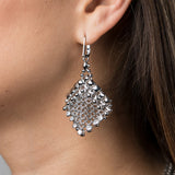 SG Liquid Metal CME4Z-N (Chrome Finish) Earrings by Sergio Gutierrez