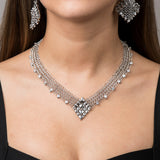 SG Liquid Metal CMNECK1Z-N (Chrome Finish) Necklace by Sergio Gutierrez